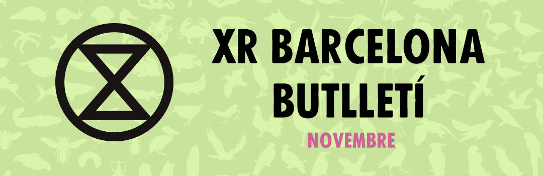 XR Barcelona Butlletí de novembre