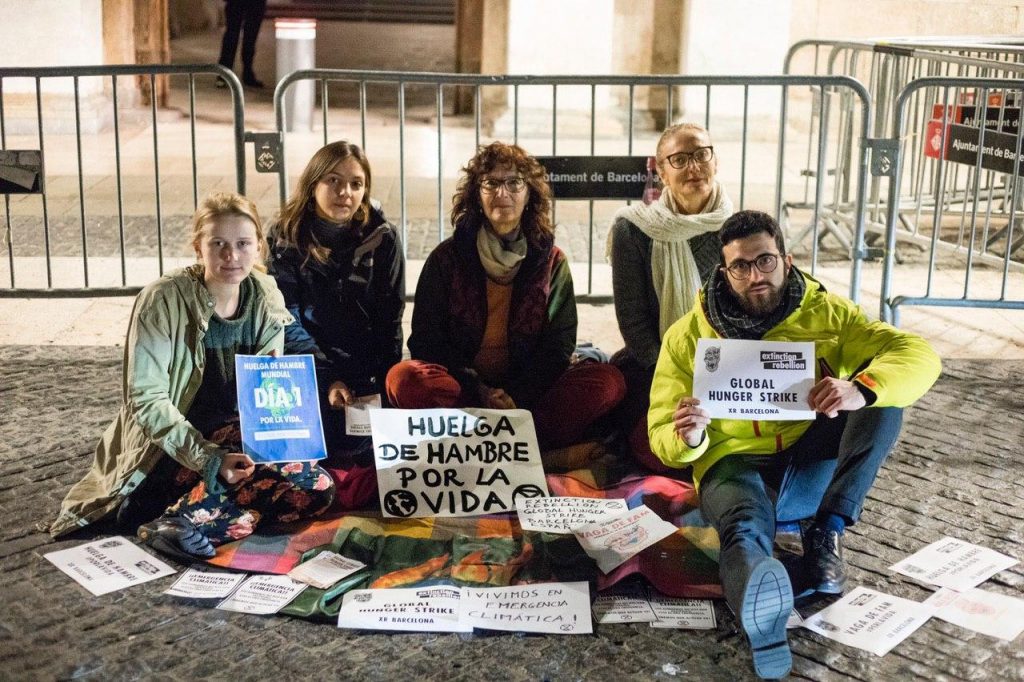 Vaguistas en la Huelga Internacional por el Clima