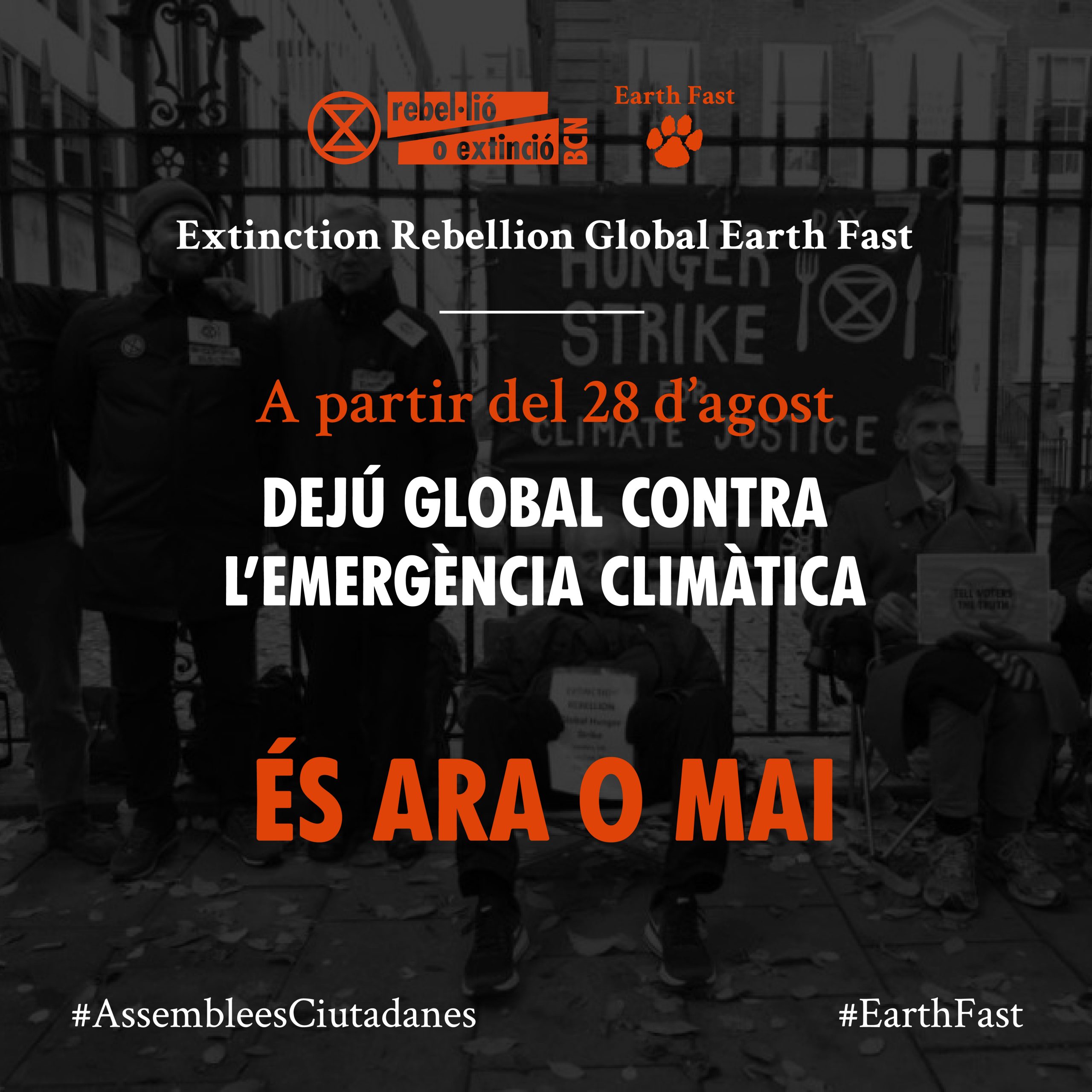 Pòster dejú global 28 d'agost